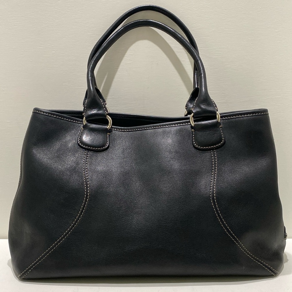 COLE HAAN Black Leather Shoulder Bag